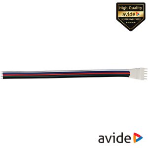 Adaptador Macho P/ Alimentação de Fitas LED RGBW AVIDE - (ABLS12VRGBW-5PIN)