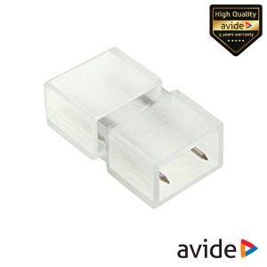 União Borracha P/ Fita LEDS 5050 2p Monocor IP65 AVIDE - (ABLS220V5050-2PIN)