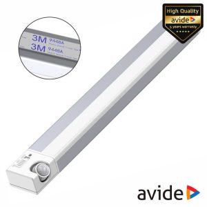 Iluminação LED C/ Sensor e Bateria 2.5W 30cm P/ Armários - (ABLSBCAB-30WWS)