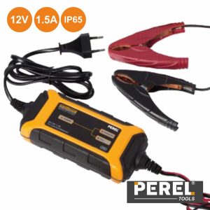 Carregador De Baterias Chumbo 12V 1.5A IP65 Perel - (AC028)