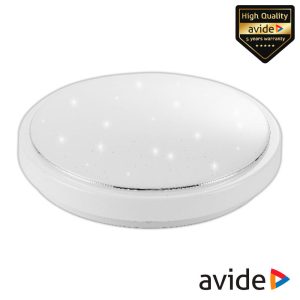 Aplique LED Redondo 24W 380mm 6400K 2200lm Alice AVIDE - (ACLO38CW-24W-AL)