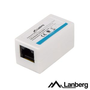 Ficha Adaptadora RJ45 Fêmea p/ RJ45 Fêmea LANBERG - (AD-RJ45-RJ45-OU6)