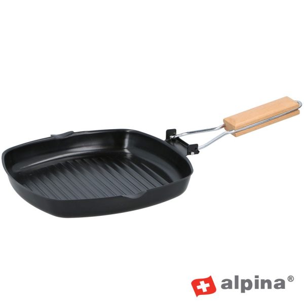 Grelhador Antiaderente 24cm ALPINA - (ALP576)