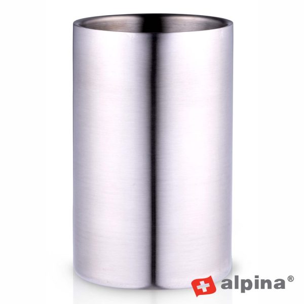 Balde Refrigerador de Garrafas Ø12cm Inox ALPINA - (ALP743)