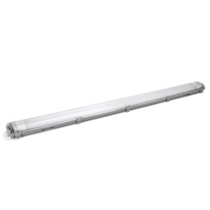 Armadura T8 C/ 2 Lâmpadas LED Tubular 2x18W 120cm 4000K IP65 - (ALTT8120X2NW)