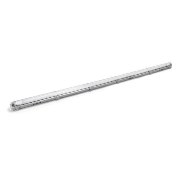 Armadura T8 C/ Lâmpada LED Tubular 22W 150cm 4000K IP65 - (ALTT8150X1NW)