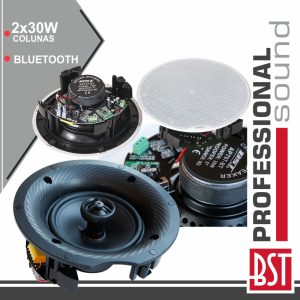 Conjunto 2 Colunas De Tecto C/ Bluetooth 5.25" 30Wmáx BST - (AP707-BT)