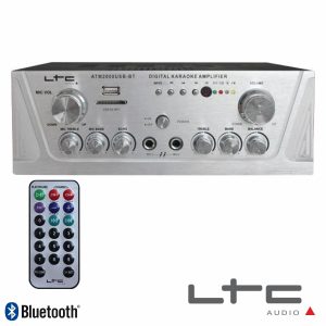 Amplificador Stereo Hifi USB/BT/SD Mp3 2x50W Prata Ltc - (ATM2000USB-BT)