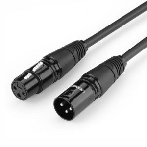 Cabo XLR 3p Macho / XLR 3p Fêmea 1m UGREEN - (AV130/1)