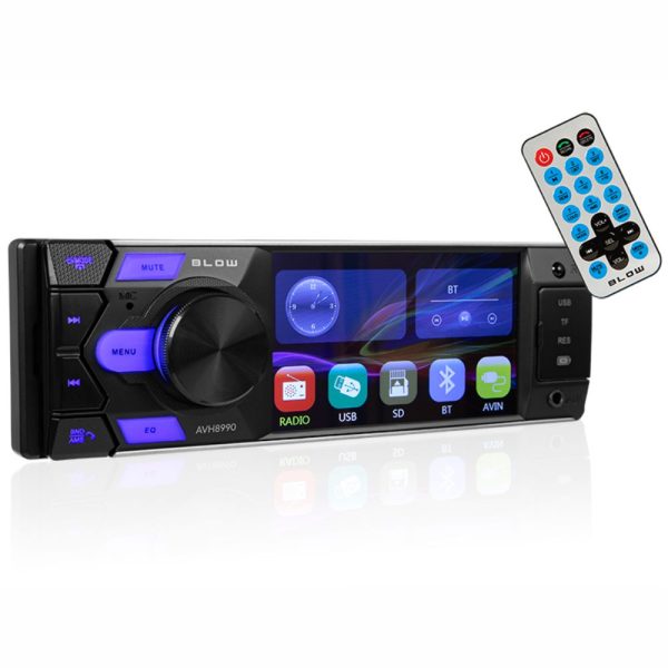 Auto-Rádio  4" FM Mp3 60Wx4 C/ BT/RDS/MP5/USB/Comando - (AVH-8990)