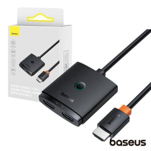 Distribuidor HDMI 2.0 Bidirecional 1m Airjoy 4K BASEUS - (B01331105111-01)