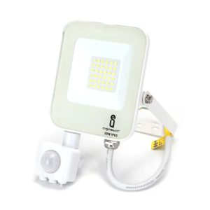 Foco LED 20W 230V 4000k 1800lm C/ Sensor IP65 Branco - (B10202B64)