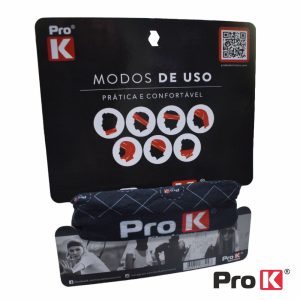 Bandana Multifunções Preta PROK - (BANDANA-PROK)