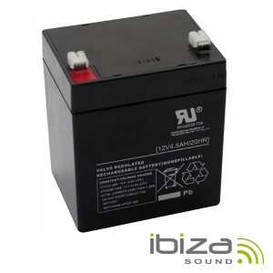 Bateria Chumbo 12V 4.5A IBIZA - (BAT-PORT4.5A)