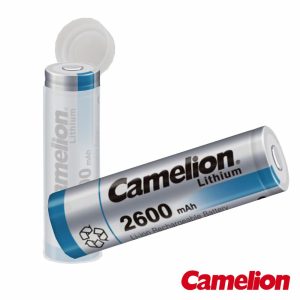 Bateria Lítio Recarregável 18650 3.7V 2600mA CAMELION - (BAT18650F-26A)