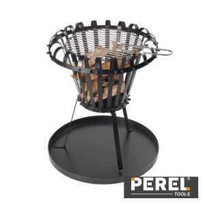 Braseiro de Jardim Ø50x53.5cm C/ Bandeja P/ Cinzas PEREL - (BB650)