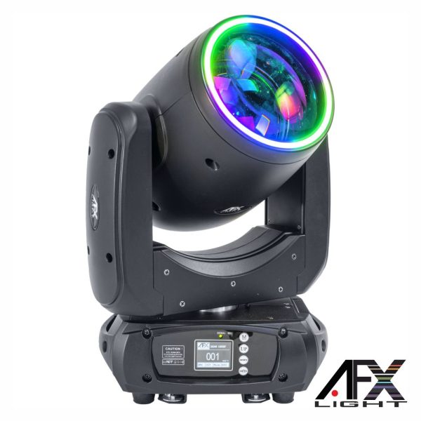 Moving Head 100W Beam/Anel DMX C/ Mala AFXLIGHT - (BEAM-100LED-MKII)