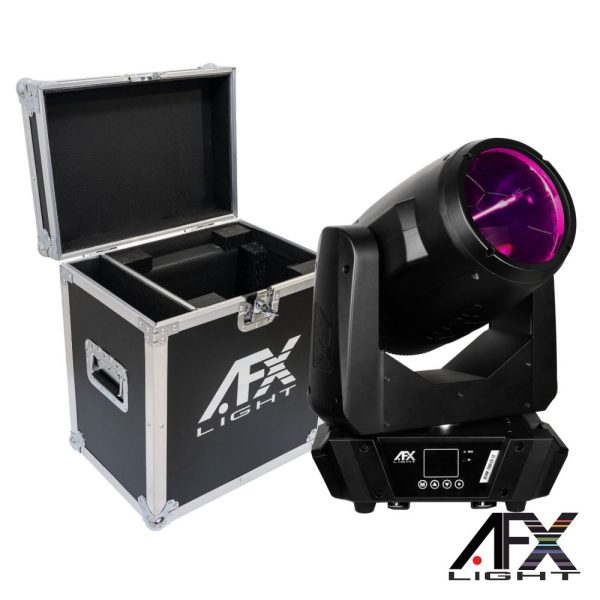 Moving Head 200W Beam DMX AFXLIGHT - (BEAM-200LED-FC)