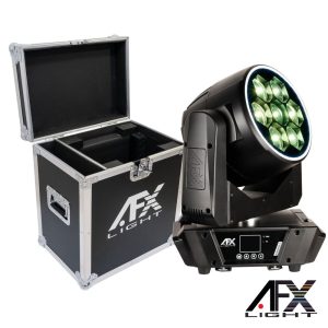 Moving Head Bee Eye 7x60W RGB DMX Mic Wash Zoom C/ Mala - (BEEDREAM760-FC)