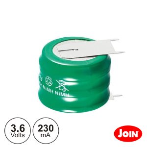 Bateria Ni-Mh 3.6V 230ma C/ Patilhas JOIN - (BM708-33)