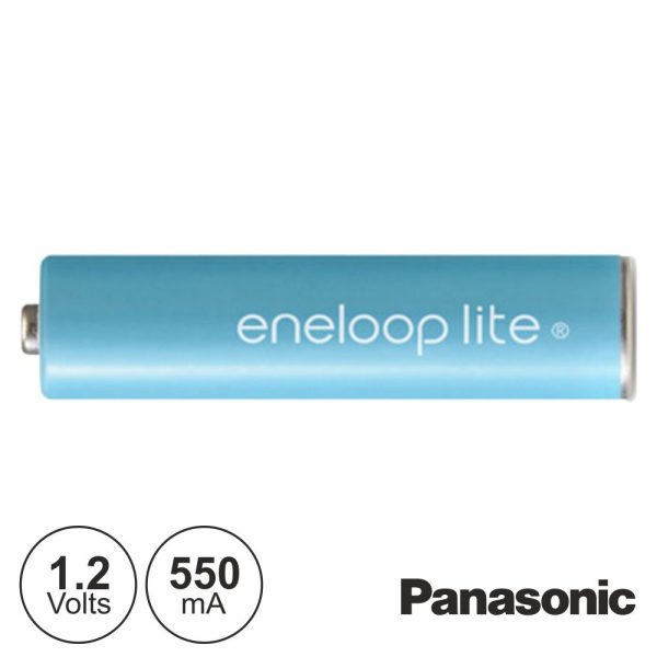 Bateria Ni-Mh AAA 1.2V 550mA Eneloop Lite PANASONIC - (BMP-BK-4LCCE/BF1)