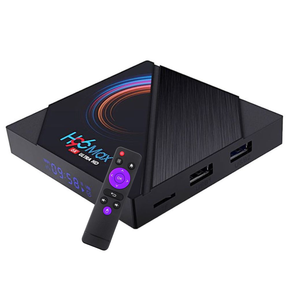 Box IPTV Android 10.0 H96 Max 4K 4GB RAM 32GB ROM - (BOX-H96MAX32GB)