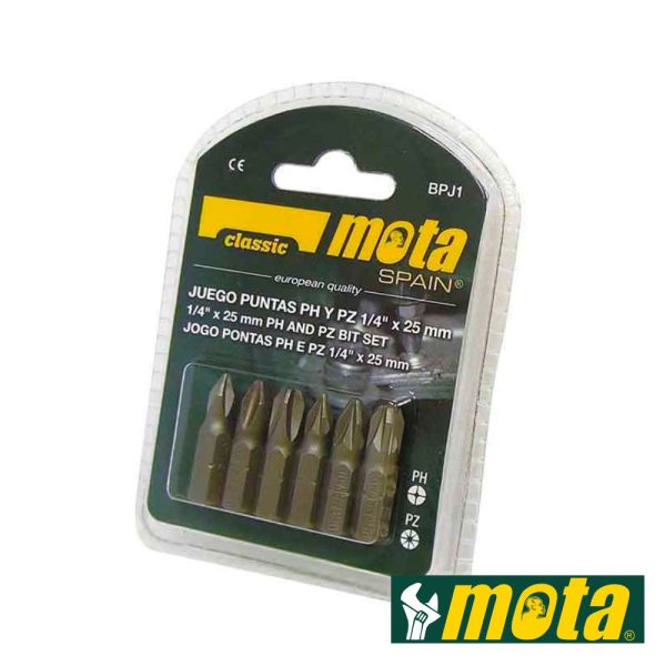 Conjunto de Bits 6x 25mm MOTA - (BPJ1)