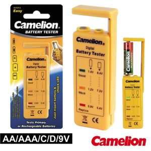 Testador De Baterias Universal AA/AAA/C/D/9V CAMELION - (BT-0503)