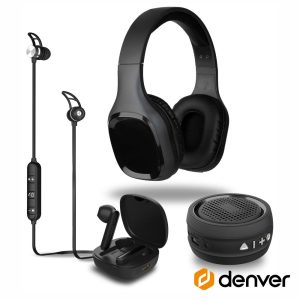 Conjunto de Som 4em1 C/ Coluna/Earbuds/2x Auscultadores - (BTC-413)