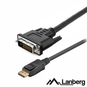 Cabo Displayport Macho / DVI-D Macho 1.8M LANBERG - (CA-DPDV-10CU-0018)