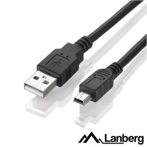 Cabo USB-A 2.0 Macho / Micro USB-B Macho 1.8m LANBERG - (CA-USBM-20CU-0018)