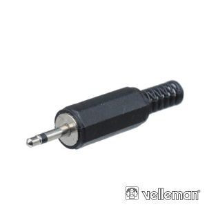 Ficha Jack 2.5mm Macho Mn Pvc C/ Guarda Cabo - (CA001)