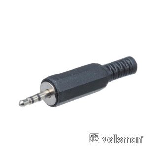 Ficha Jack 2.5mm Macho St Pvc HQ C/ Guarda Cabo - (CA002)