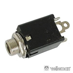 Ficha Jack 6.35mm Fêmea St P/ Chassis C/ Interruptor - (CA044)