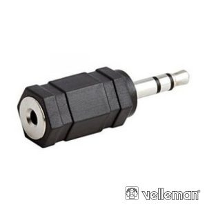 Ficha Adaptadora Jack 3.5mm Fêmea St / Jack 2.5mm Macho St - (CAA22)