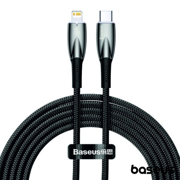 Cabo USB-C Macho P/ Lightning Macho 20W 2m Glimmer BASEUS - (CADH000101)