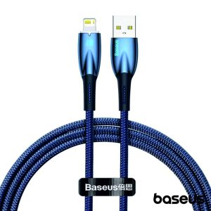 Cabo USB-A Macho P/ Lightning  Macho 1m Glimmer BASEUS - (CADH000203)