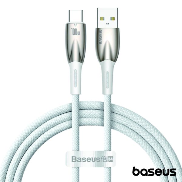 Cabo USB-A Macho P/ USB-C Macho 1m 100W Glimmer BASEUS - (CADH000402)