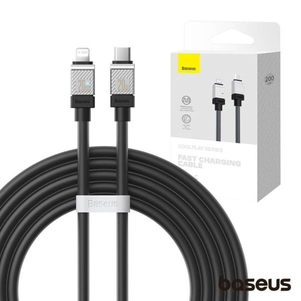 Cabo USB-C / Lightning Macho 20W PD 2m Coolplay BASEUS - (CAKW000101)