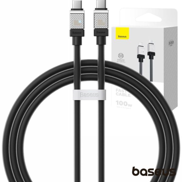 Cabo USB-C Macho P/ USB-C Macho 100W PD 1m Coolplay BASEUS - (CAKW000201)