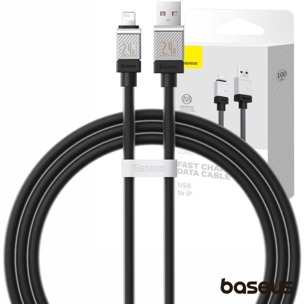 Cabo USB-A Macho / Lightning Macho 2.4A Coolplay 1m BASEUS - (CAKW000401)