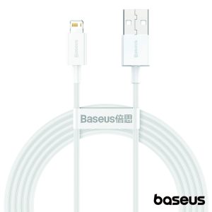 Cabo USB-A Macho / Lightning 2m Branco Superior BASEUS - (CALYS-C02)