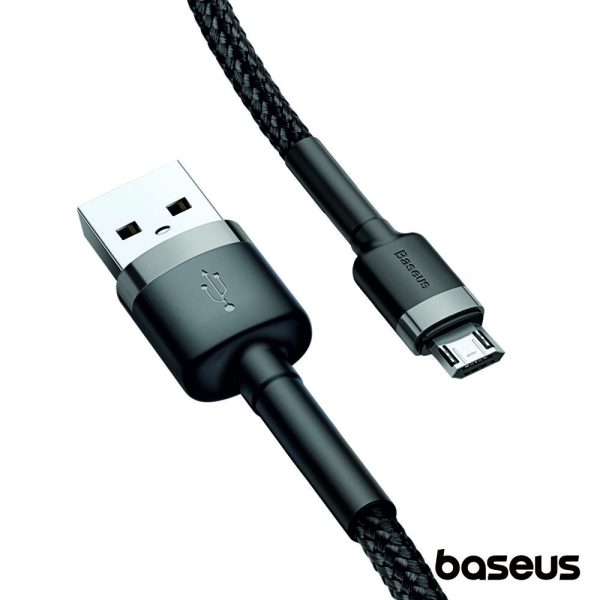 Cabo USB-A Macho P/ MicroUSB Macho 3m Cafule BASEUS - (CAMKLF-HG1)