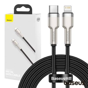 Cabo USB-C Macho P/ Lightning Macho PD 20W 2m Cafule BASEUS - (CATLJK-B01)