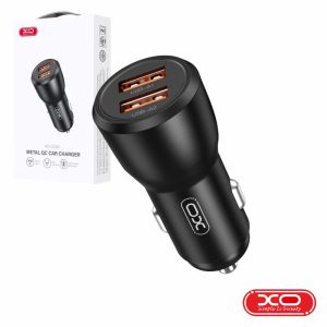 Adaptador Isqueiro 2 USB-A 5V 18W QC-30W XO - (CC55)