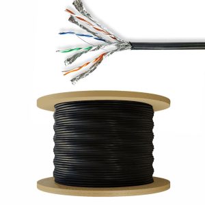 Cabo S/FTP CAT7 AWG24 Rígido 100m Exterior Preto - (CCBG8599BK100S)