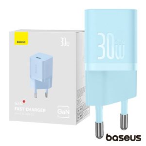 Alimentador Comutado Miniatura USB-C 30W GaN5 BASEUS - (CCGN070603)