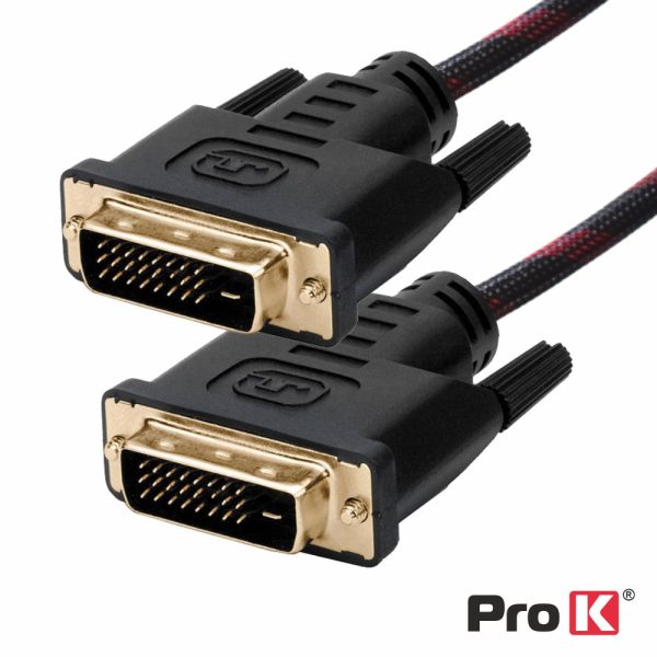 Cabo DVI-D Macho Dual Link / DVI-D Dual Link Macho 2m PROK - (CDVI-D)