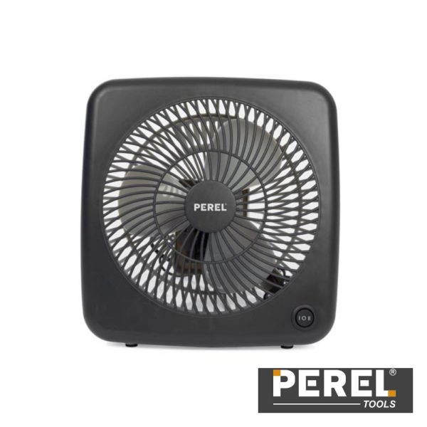 Ventoinha Portátil Ø18cm Preta PEREL - (CFANAM3)