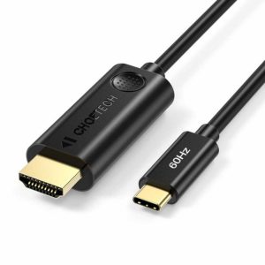 Cabo HDMI Macho / USB-C Macho Preto 4K 1.8m - (CH0019-BK)